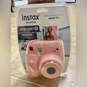 NWT Instagram Fuji Film Pink Camera with Film